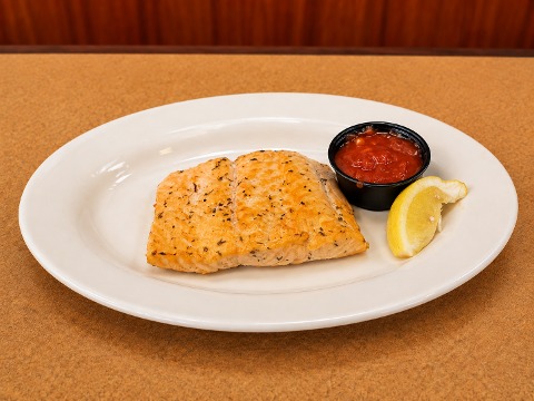 Broiled Center Cut Fillet of Salmon
