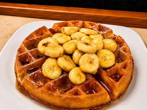 Bananas Foster Waffle