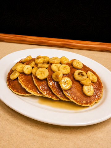 Bananas Foster Hot Cakes