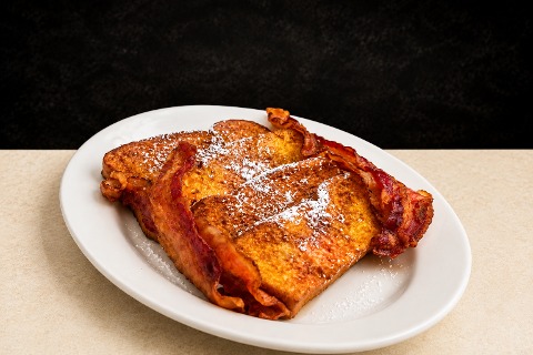 French Toast with Breakfast Meat