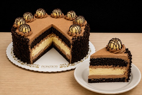 Chocolate Layered Cheesecake