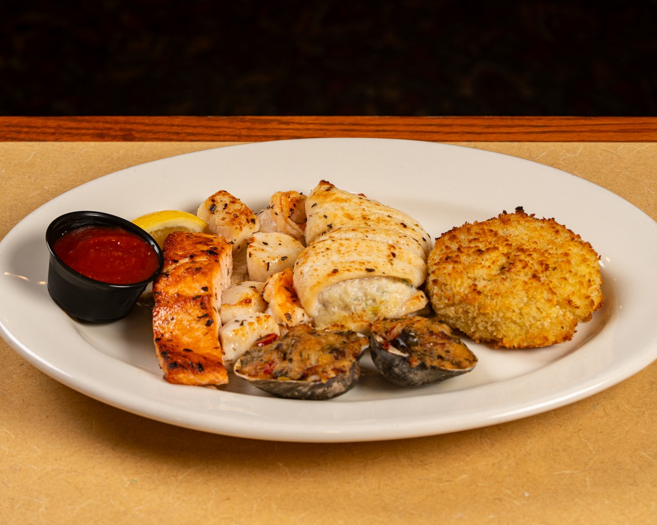 Broiled Seafood Combo